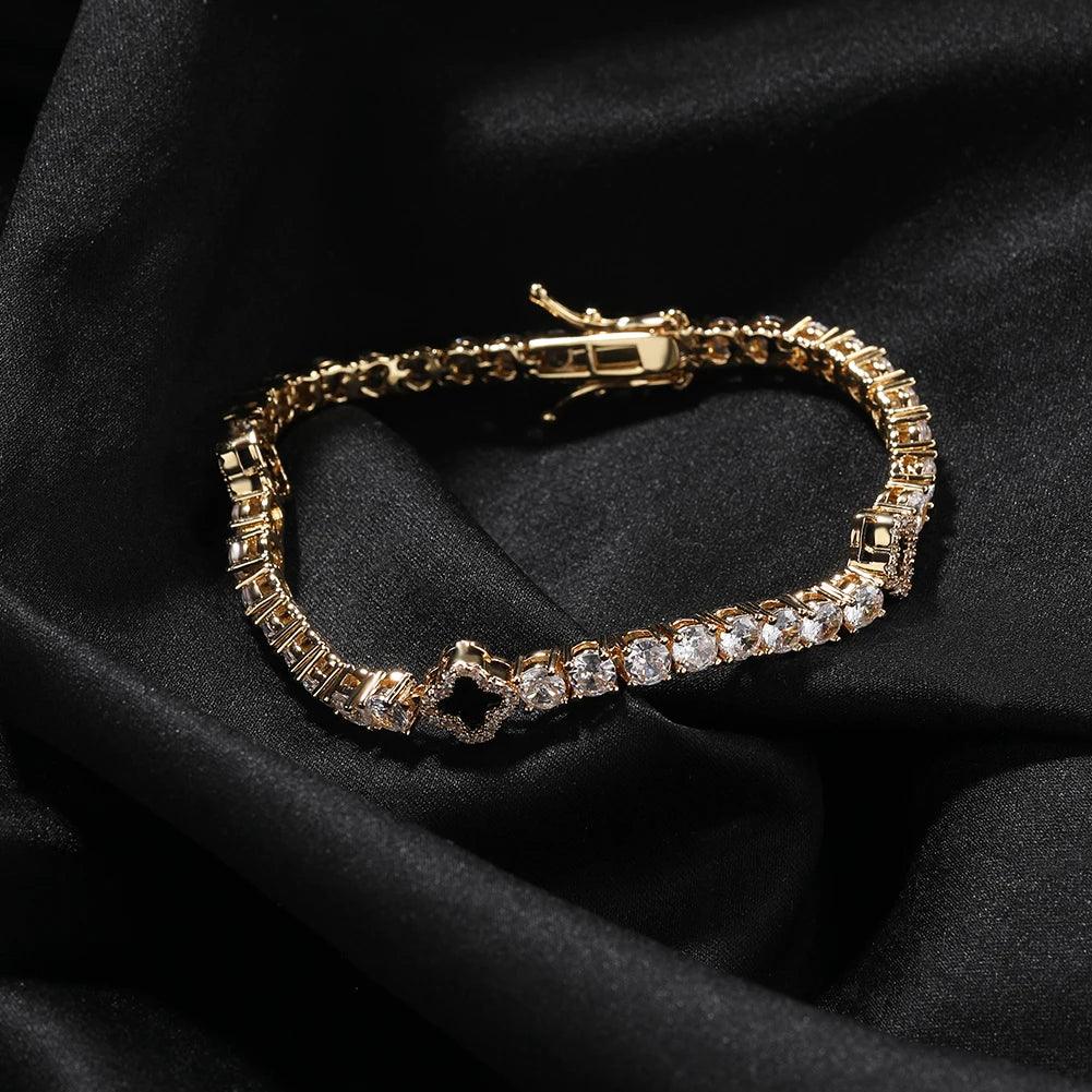4MM CLOVER RIVIERA BRACELET