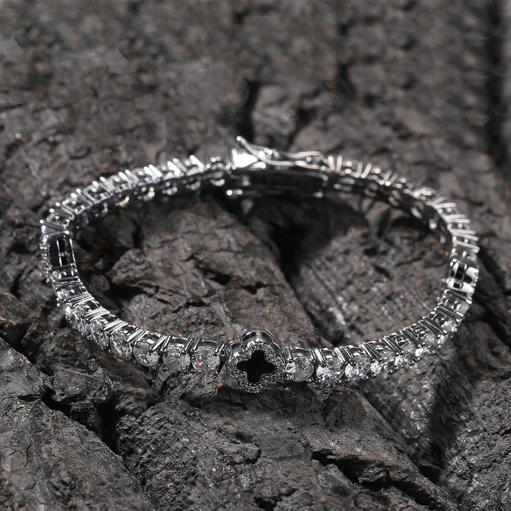 4MM CLOVER RIVIERA BRACELET