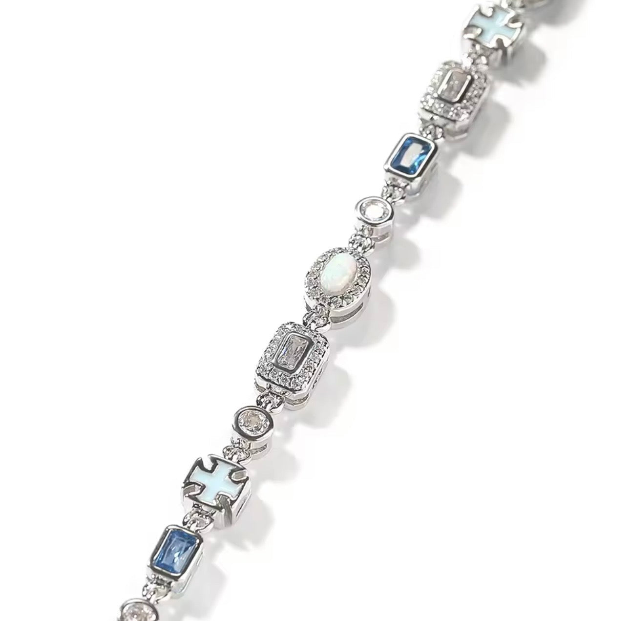 6MM MULTISTONE BRACELET – BLUE