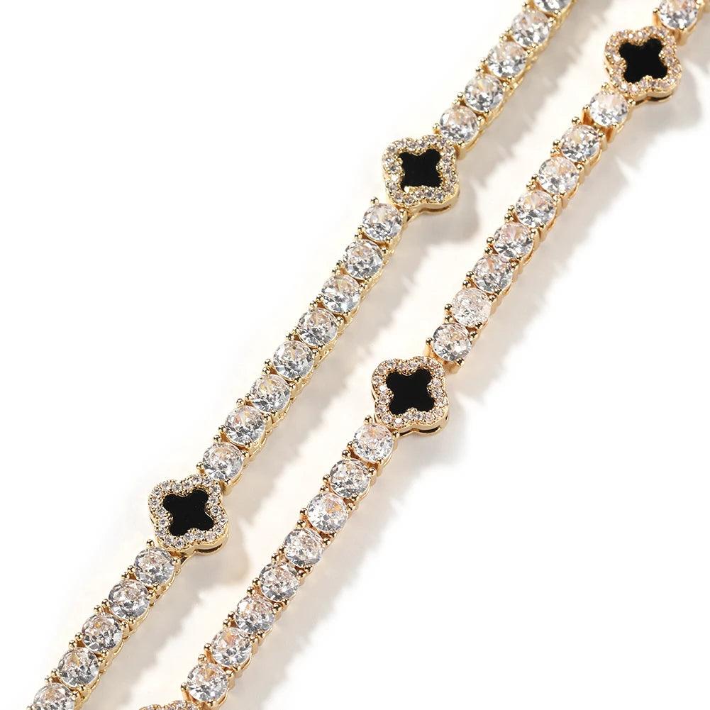 4MM CLOVER RIVIERA BRACELET