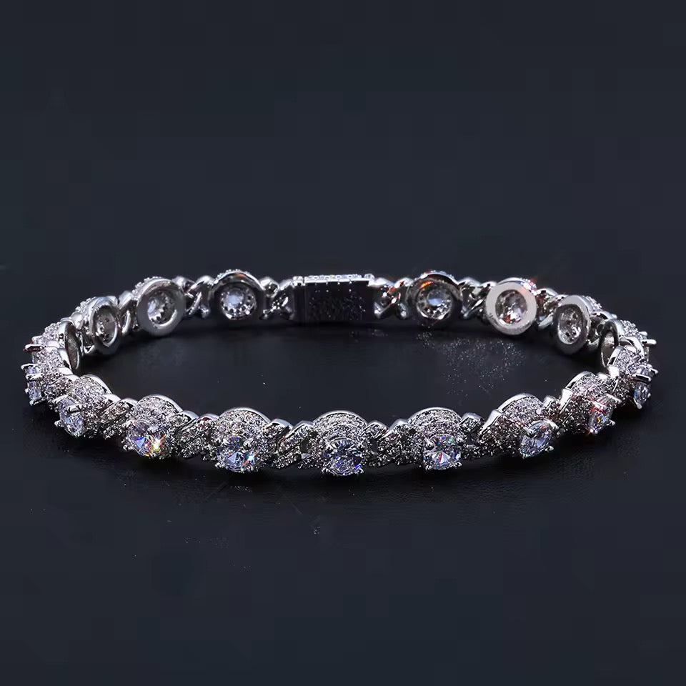 7.5MM ICED TENNIS BRACELET
