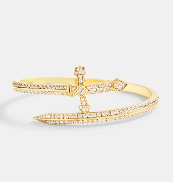 PAVÉ CROSS BRACELET