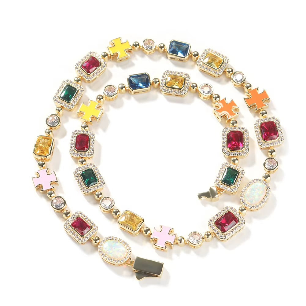 8MM PREMIUM MULTISTONE CHAIN