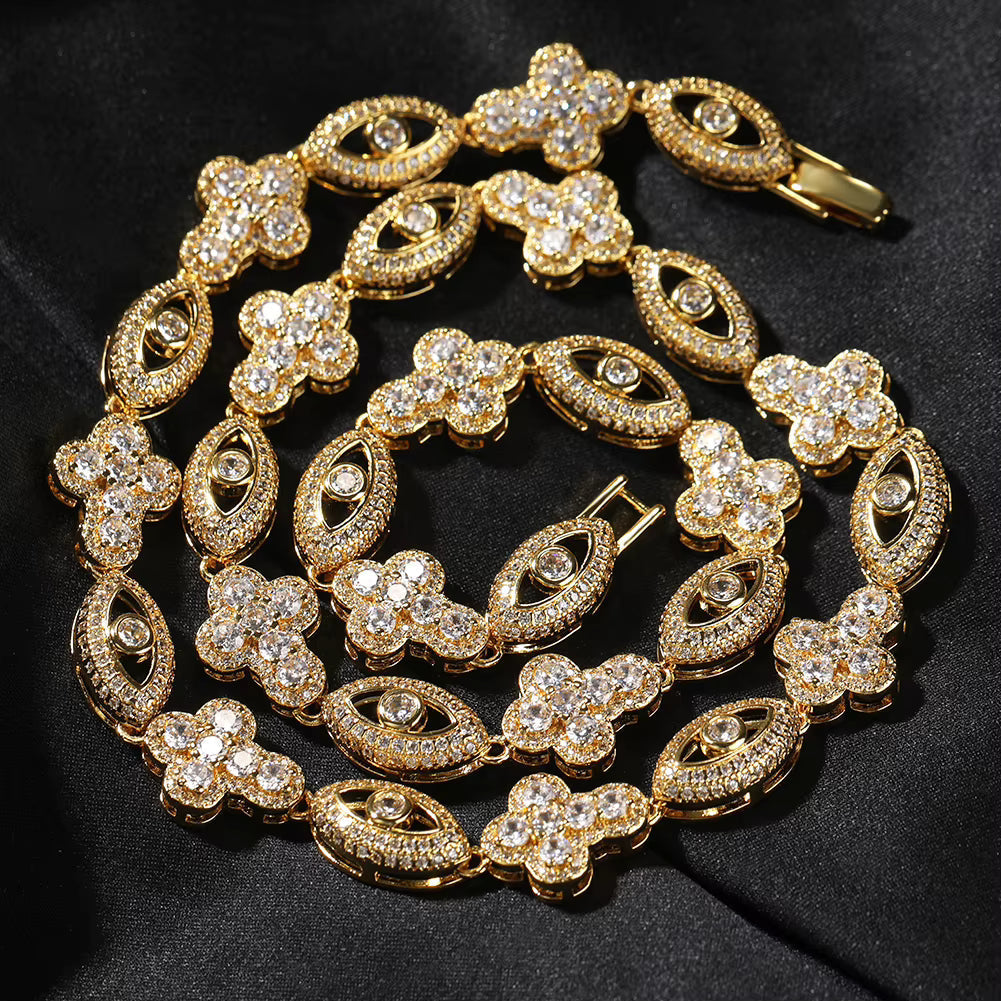 13MM ICED EYES CHAIN