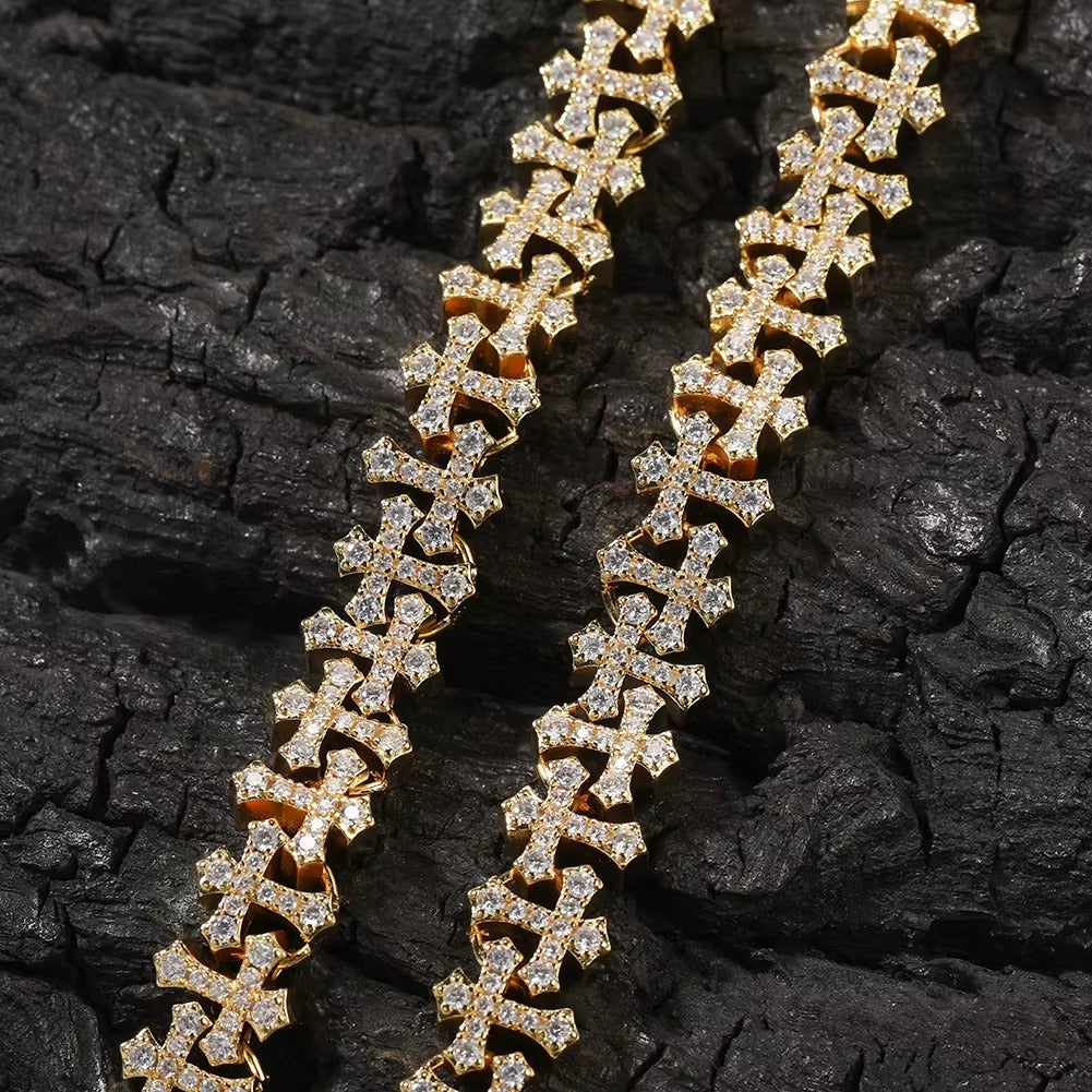11MM CROSS TENNIS CHAIN