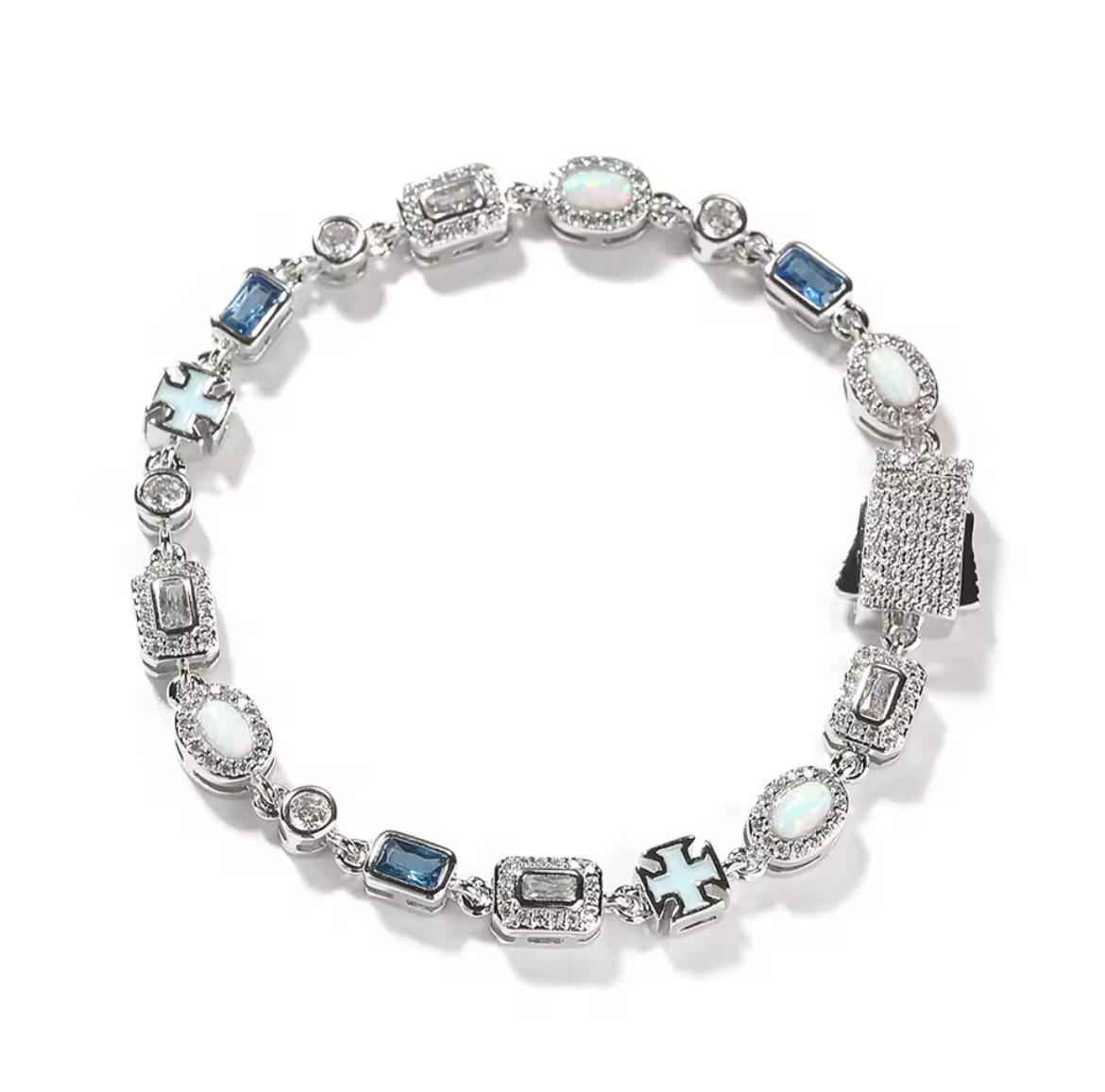 6MM MULTISTONE BRACELET – BLUE