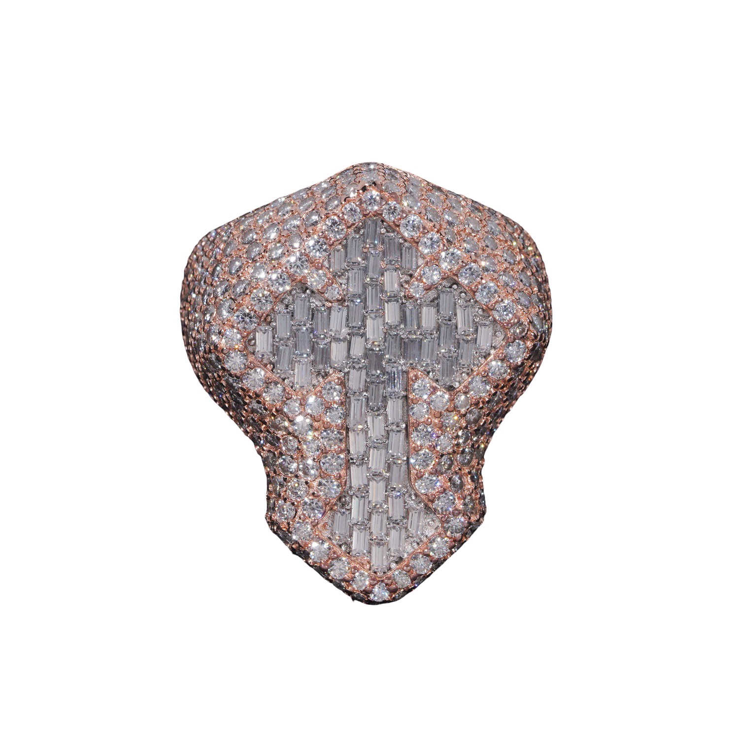 BAGUETTE CROSS RING
