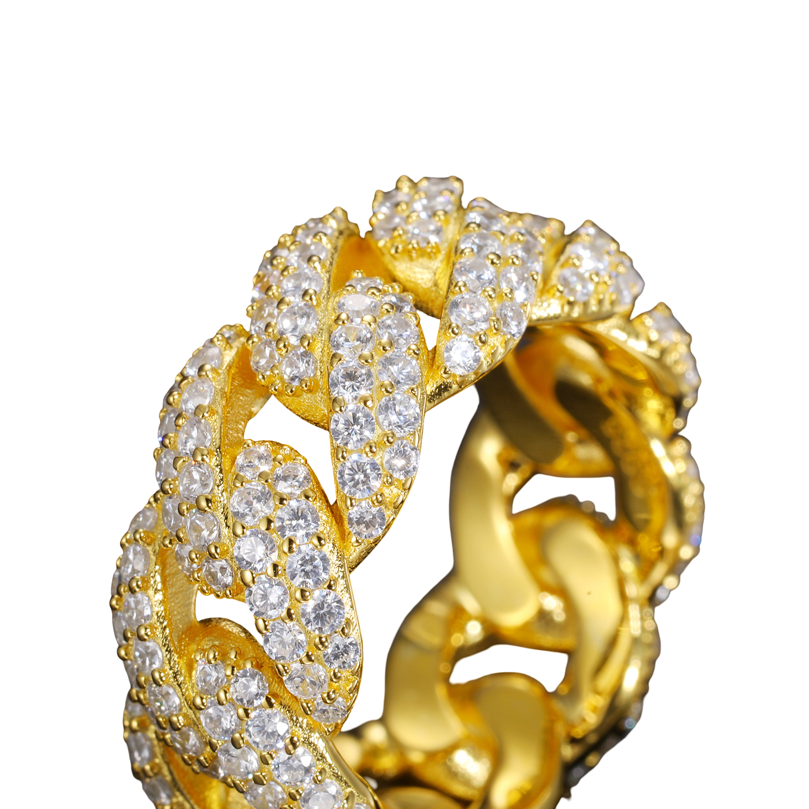 ROUND CUBAN LINK RING
