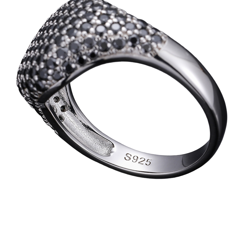 FULL BLACK PAVÉ RING