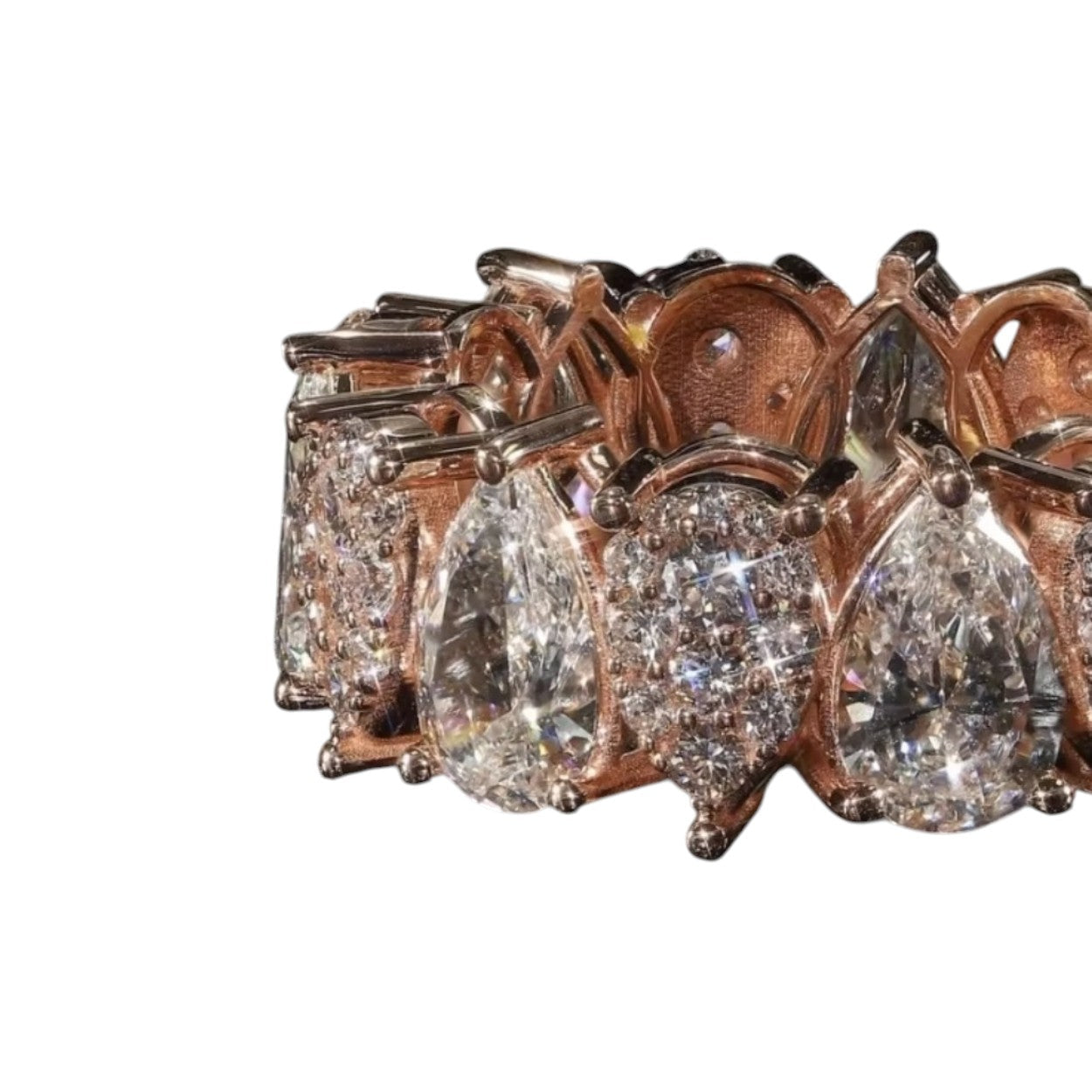 PEAR CUT RING