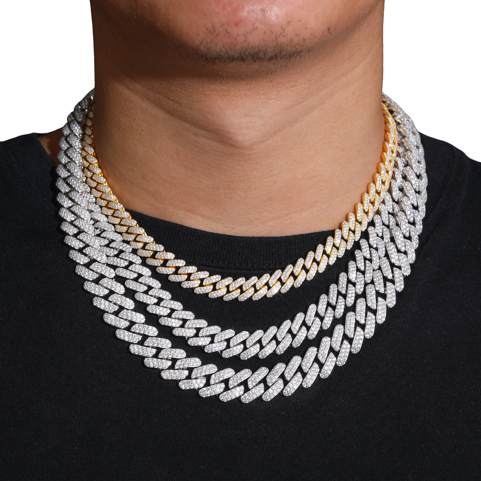 CLASSIC ICED-OUT CUBAN CHAIN