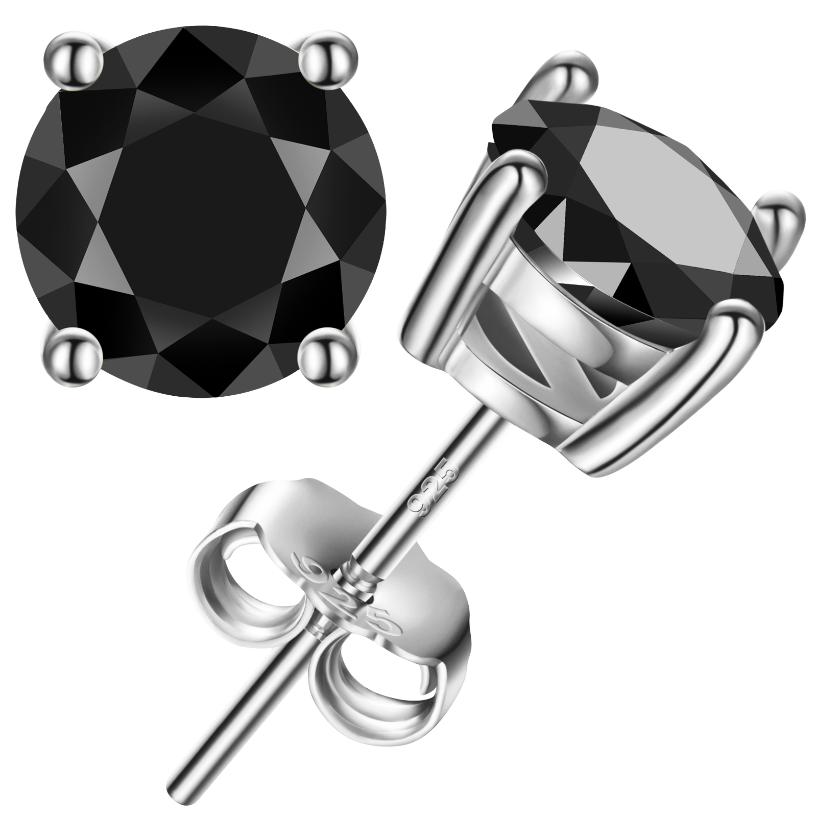 BLACK POINTER EARRINGS