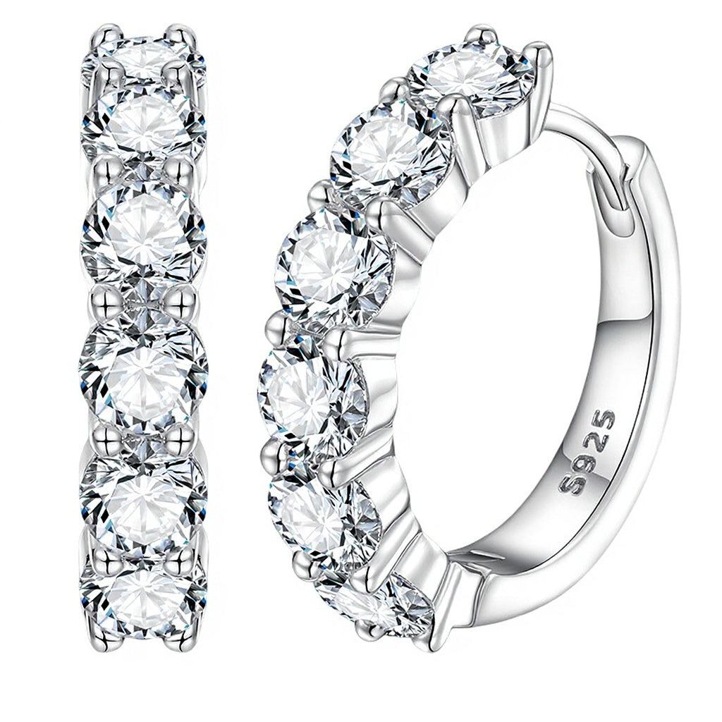 HALF-ICED EARRINGS