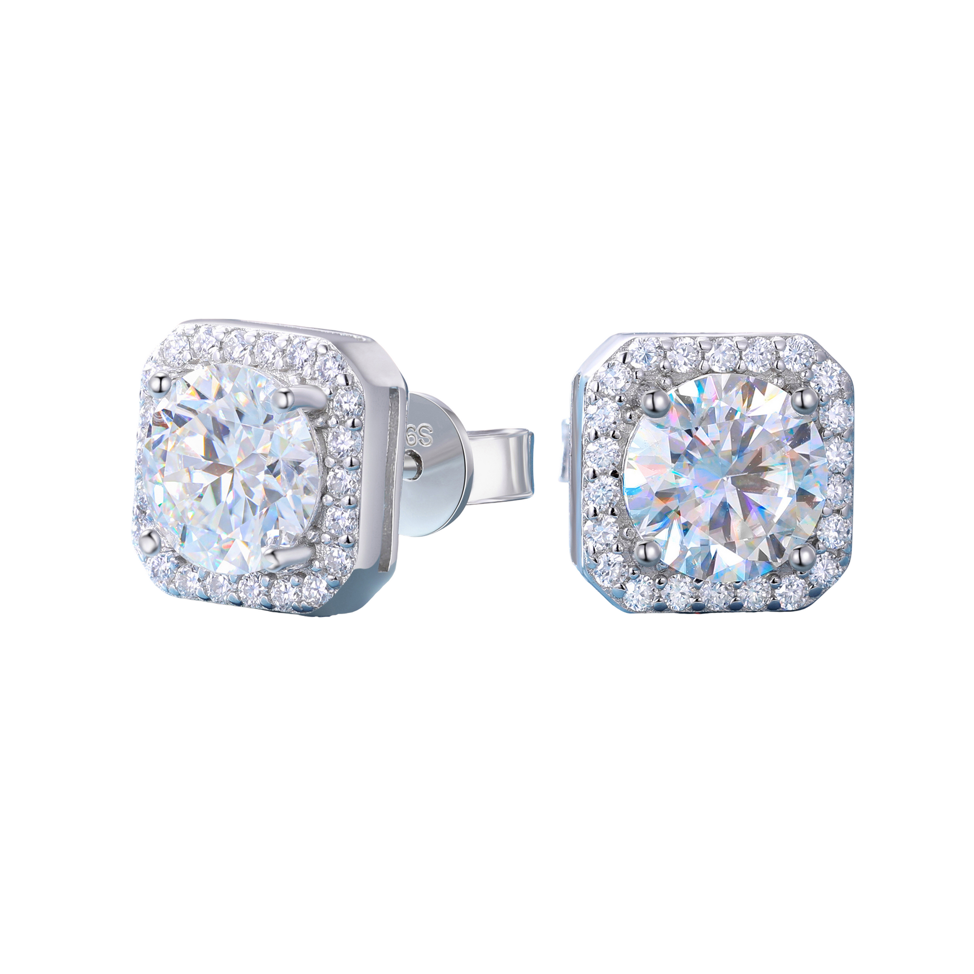 SQUARE VVS EARRINGS